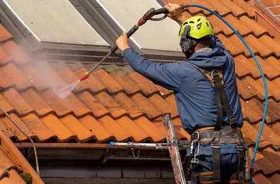 Démoussage et hydrofuge de toiture à Sermages